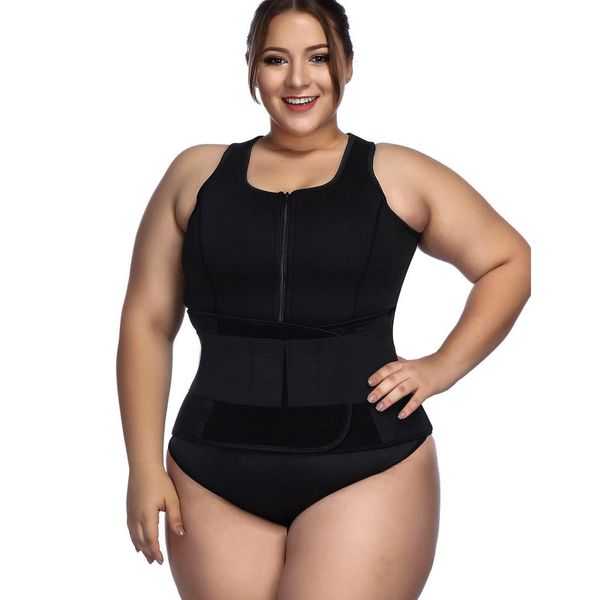 Damska kamizelka neoprenowa fitness wyszczuplająca z paskiem. Czarne kamizelki damskie SLIMBODY, s, z neoprenu. W wyprzedaży za 89.00 zł.