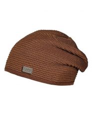CAPO-authentic headwear Wełniana czapka w kolorze jasnobrązowym rozmiar: onesize. Brązowe czapki zimowe damskie CAPO-authentic headwear, z wełny. Za 116.95 zł.