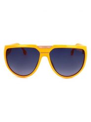Carrera Okulary przeciwsłoneczne unisex w kolorze żółto-granatowym rozmiar: 62. Niebieskie okulary przeciwsłoneczne damskie Carrera. Za 240.43 zł.