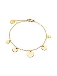 Liebeskind Bransoletka z zawieszkami rozmiar: onesize. Żółte bransoletki damskie Liebeskind, ze stali. Za 191.42 zł.