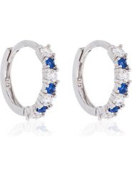 OR ÉCLAT Złote kolczyki-kreole "Créoles Océan" z cyrkoniami rozmiar: onesize. Szare kolczyki damskie Or Éclat, z cyrkonią, złote. Za 591.60 zł.