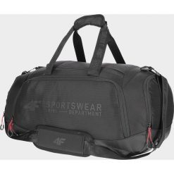 Torba sportowa 2w1 TPU211 - głęboka czerń. Brązowe torby podróżne damskie 4f, bez wzorów. Za 179.99 zł.