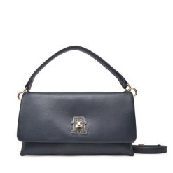 Torebka Tommy Hilfiger. Niebieskie torebki klasyczne damskie Tommy Hilfiger, bez wzorów, bez dodatków. Za 529.99 zł.