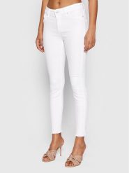 ONLY Jeansy Blush 15155438 Biały Skinny Fit. Białe jeansy damskie Only. Za 149.99 zł.