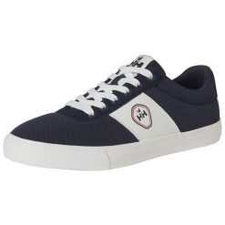 Buty Helly Hansen Archboard 12023 597 niebieskie. Niebieskie buty sportowe na co dzień męskie z bawełny, bez zapięcia, żeglarskie. Za 460.03 zł.