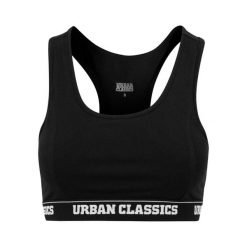 Biustonosz damski urban classic logo gt. Czarne biustonosze sportowe damskie Urban Classics, bez wzorów. Za 85.50 zł.