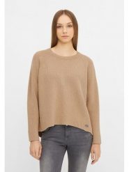 Bench Sweter "Kiruna" w kolorze beżowym rozmiar: 42. Brązowe swetry klasyczne damskie Bench, bez kołnierzyka. Za 127.65 zł.