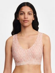 Chantelle Biustonosz top Soft Stretch C11D10 Różowy. Czerwone biustonosze Chantelle, bez wzorów, z syntetyku. Za 139.99 zł.