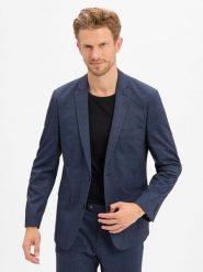 Finshley & Harding Kurtka Mężczyźni Regular Fit Sztuczne włókno niebieski, 102. Niebieskie kurtki męskie Finshley & Harding, m, bez wzorów, z włókna, eleganckie, bez kaptura. Za 549.95 zł.