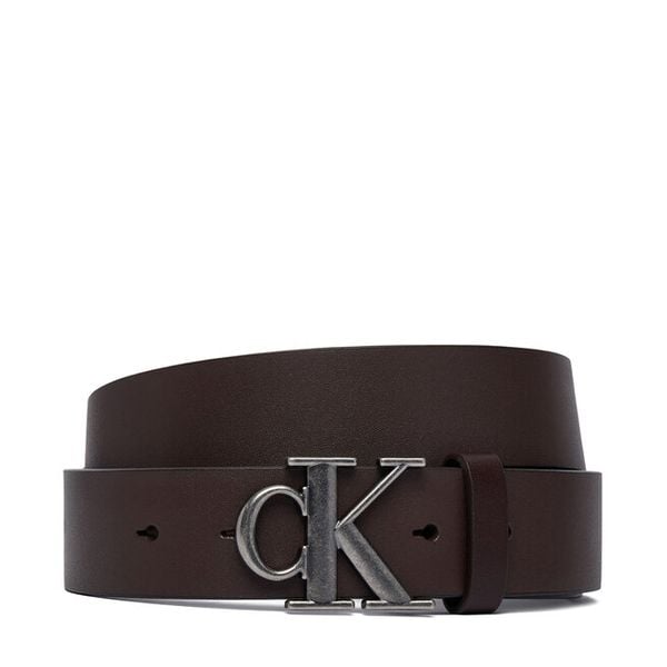 Pasek Calvin Klein. Brązowe paski męskie CALVIN KLEIN, bez wzorów. Za 249.99 zł.