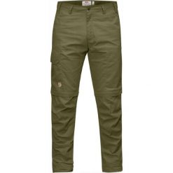 Spodnie turystyczne męskie Fjallraven Karl Pro Zip-off Trousers. Zielone szorty męskie Fjällräven, bez wzorów. Za 650.99 zł.