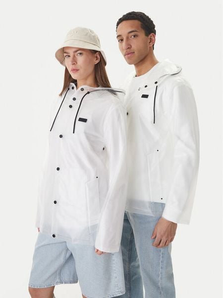 Hunter Kurtka przeciwdeszczowa Izzy HARU0001261 Przezroczysty Regular Fit. Kurtki damskie Hunter, m, bez wzorów, z syntetyku, bez kaptura. Za 429.99 zł.