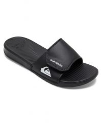 Klapki basenowe męskie Quiksilver Bright Coast. Czarne klapki i japonki męskie Quiksilver, z materiału. Za 139.99 zł.