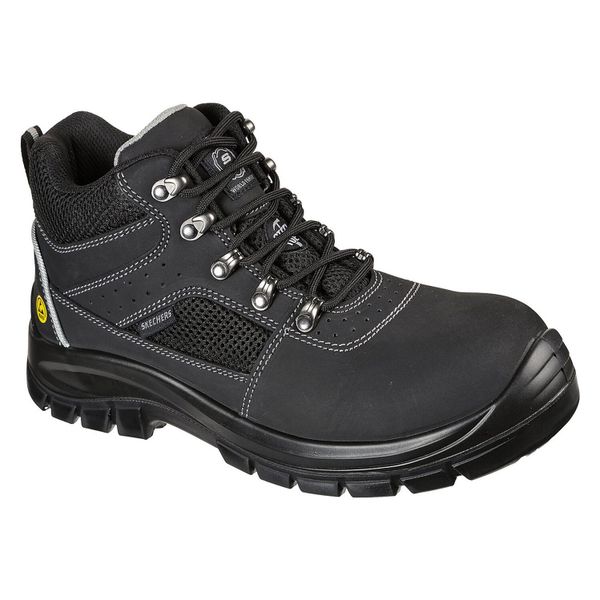 Buty Work: Trophus - Letic Rozmiar 43 Czarny - 200002EC-BLK. Czarne buty sportowe na co dzień męskie Skechers, z koronki, bez zapięcia, trekkingowe. Za 372.00 zł.