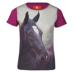Koszulka dla dziewczynki Red Horse Horsy Ss22. Czerwone koszulki dziewczęce RED HORSE, bez wzorów, bez ramiączek. Za 113.00 zł.