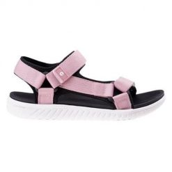 Buty do chodzenia damskie Hi-Tec Apodis. Czerwone obuwie trekkingowe damskie Hi-tec. Za 99.00 zł.