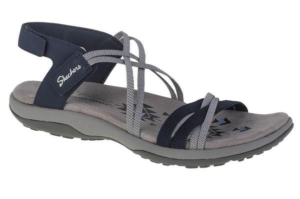 Buty do chodzenia damskie Skechers Reggae Slim Takes Two. Niebieskie obuwie trekkingowe damskie Skechers, na lato. Za 220.99 zł.