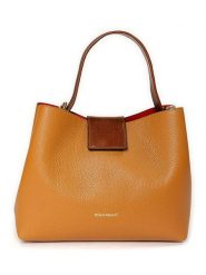 Mia Tomazzi Skórzana torebka "Fusetti" w kolorze żółtym - 34 x 24,5 x 12,5 cm rozmiar: onesize. Żółte torebki klasyczne damskie Mia Tomazzi, bez wzorów, z materiału, bez dodatków. Za 347.99 zł.