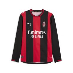 Męska autentyczna koszulka domowa z długim rękawem AC Milan 26/27 PUMA. Czarne t-shirty sportowe męskie Puma, m, z materiału, bez ramiączek, do piłki nożnej. Za 689.00 zł.