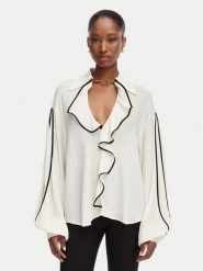 Babylon Bluzka W EN0434 Beżowy jasny Regular Fit. Brązowe bluzki damskie Babylon, bez wzorów, z wiskozy, bez ramiączek. Za 1,089.00 zł.