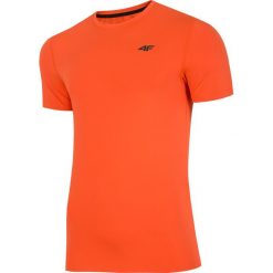 Koszulka treningowa męska TSMF300 - pomarańcz. Bielizna termoaktywna męska 4f, m, bez wzorów, z dzianiny. W wyprzedaży za 39.99 zł.