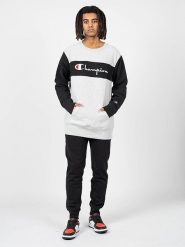 Bluza trekking męska. Szare bluzy bez kaptura męskie CHAMPION, m, z bawełny. Za 261.00 zł.