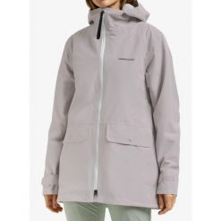 Kurtka przeciwdeszczowa damska Didriksons Gila Parka. Szare kurtki damskie Didriksons, bez wzorów. Za 835.99 zł.