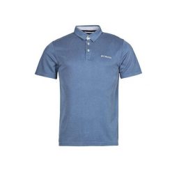 Koszulka polo z krótkim rękawem męska Nelson Point Polo. Niebieskie koszulki polo męskie Columbia, m, bez wzorów, z poliesteru, bez ramiączek. Za 119.99 zł.