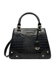 Lasocki Torebka CEO-LSK-M-005-09 Czarny. Czarne torebki klasyczne damskie Lasocki, bez wzorów, z materiału, bez dodatków. Za 179.99 zł.