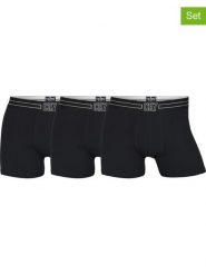 CR7 Bokserki (3 pary) w kolorze czarnym rozmiar: XL. Czarne bokserki męskie CR7, bez wzorów, z bawełny. Za 95.92 zł.