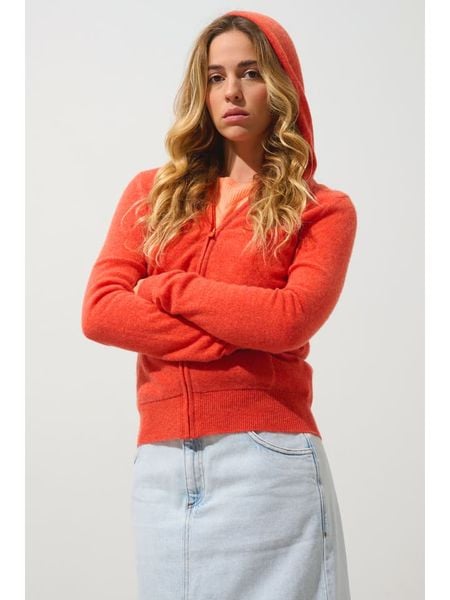 AUTHENTIC CASHMERE Kaszmirowy kardigan "Colombis" w kolorze pomarańczowym rozmiar: XXL. Pomarańczowe kardigany damskie AUTHENTIC CASHMERE, xxl, bez wzorów, z kaszmiru. Za 426.40 zł.