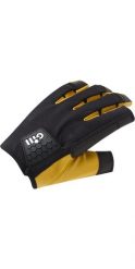 Rękawiczki żeglarskie Pro Gloves z długimi palcami, czarne. Czarne rękawiczki damskie GILL, bez wzorów. Za 259.40 zł.