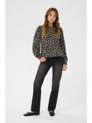 Kaffe Bluzka w kolorze czarnym rozmiar: 34. Czarne bluzki damskie Kaffe, s, bez wzorów, z wiskozy, klasyczne, bez kołnierzyka, bez ramiączek. Za 86.99 zł.