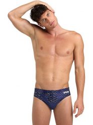 Arena Kąpielówki w kolorze granatowym rozmiar: 128. Niebieskie kąpielówki męskie Arena, bez wzorów, z materiału. Za 48.16 zł.