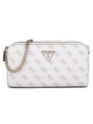 Guess Torebka w kolorze białym - 23 x 13 x 5 cm rozmiar: onesize. Białe torebki klasyczne damskie Guess, z aplikacjami, z materiału, bez dodatków. Za 382.13 zł.