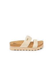 Reef Klapki "Cushion Vista" w kolorze beżowym rozmiar: 40,5. Brązowe klapki damskie Reef, bez wzorów, bez obcasa, na platformie. Za 250.95 zł.