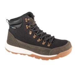 Botki Męskie Skóra Ostas. Czarne buty zimowe męskie Campus, z koronki, z okrągłym noskiem, bez zapięcia. Za 405.99 zł.