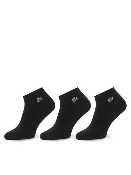 Lacoste Skarpety krótkie RA2917 Czarny. Czarne skarpetki damskie Lacoste, bez wzorów, z bawełny. Za 89.99 zł.