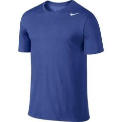 Koszulka treningowa męska Nike Dri Fit Version 2. Niebieskie t-shirty sportowe męskie Nike, m, bez ramiączek, do biegania, dri-fit (nike). Za 159.00 zł.