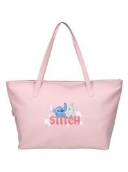 Lilo & Stitch Shopper bag "Stitch Made For You" w kolorze jasnoróżowym - 56 x 32 x 19 cm rozmiar: onesize. Różowe shopper bag damskie Lilo & Stitch, bez wzorów, z materiału, bez dodatków. Za 65.99 zł.