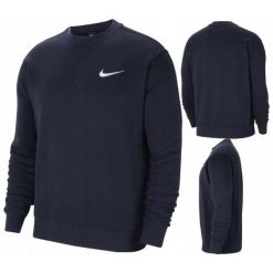 Bluza męska Nike Park 20 Fleece Crew sportowa. Bluzy bez kaptura męskie Nike, bez wzorów, sportowe, bez kołnierzyka, bez ramiączek. Za 174.00 zł.