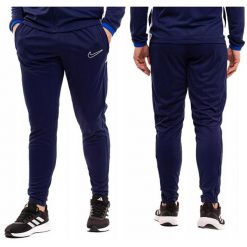 Spodnie Dresowe Męskie Nike Dri-Fit Academy 25 Sportowe Dresy Wygodne. Niebieskie spodnie sportowe męskie Nike, z dresówki. Za 142.00 zł.