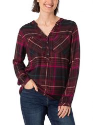 Timezone Bluzka w kolorze czerwonym rozmiar: XL. Czerwone bluzki damskie Timezone, xl, bez wzorów, bez kołnierzyka, bez ramiączek. Za 86.99 zł.