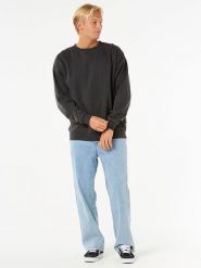 Rip Curl Bluza "Classic Surf" w kolorze antracytowym rozmiar: S. Czarne bluzy bez kaptura męskie Rip Curl, s, z bawełny. Za 91.77 zł.