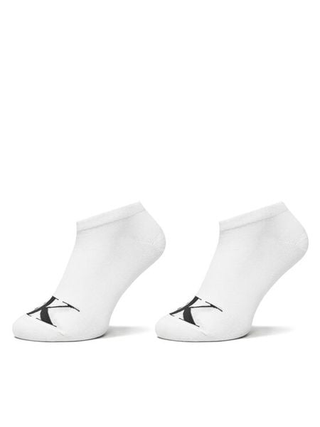 Calvin Klein Jeans Skarpety krótkie 701228815 Biały. Białe skarpetki damskie Calvin Klein Jeans, bez wzorów, z bawełny. Za 59.99 zł.