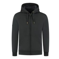 Bluza z kapturem i zamkiem błyskawicznym Superdry Borg. Czarne bluzy z kapturem męskie Superdry., na zimę, l, z bawełny. Za 428.65 zł.