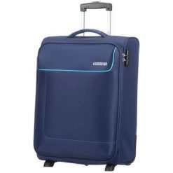 American Tourister Walizka Funshine granatowa. Walizki AMERICAN TOURISTER, bez wzorów. W wyprzedaży za 299.00 zł.
