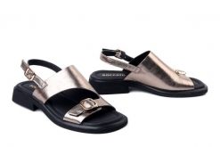 BOCCATO G058 1019 bakir, sandały damskie. Żółte sandały damskie Boccato, bez wzorów, z gumy, bez obcasa, na obcasie. Za 314.90 zł.