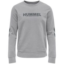 Bluza Hummel Legacy Plus. Szare bluzy sportowe męskie HUMMEL, bez wzorów, sportowe, bez kołnierzyka, bez ramiączek. Za 184.00 zł.