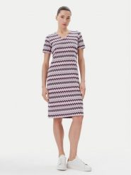 Olsen Sukienka dzianinowa 13002002 Kolorowy Regular Fit. Sukienki damskie Olsen, bez wzorów, z dzianiny, bez kołnierzyka, bez ramiączek. Za 379.99 zł.